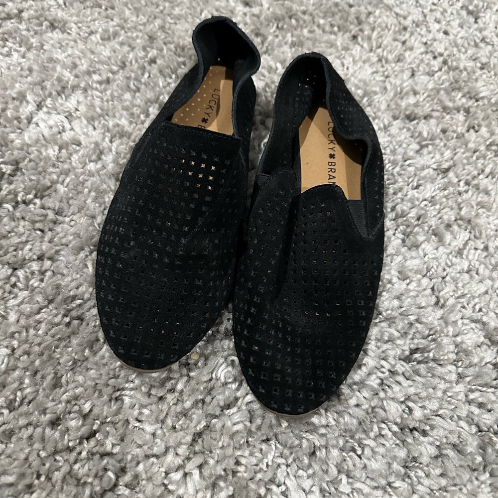 Lucky Brand Black Flats